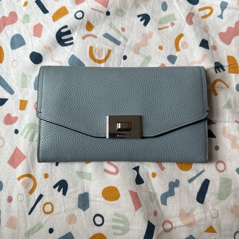 Elegant Blue Leather wallet